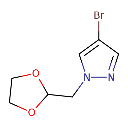 4-Bromo-1-(1,3-dioxolan-2-ylmethyl)pyrazole