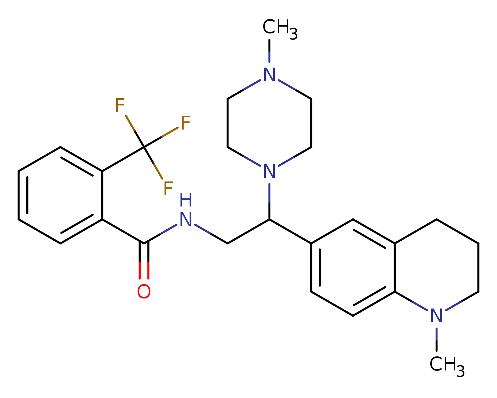 N-[2-(1-methyl-1,2,3,4-tetrahydroquinolin-6-yl)-2-(4-methylpiperazin-1-yl)ethyl]-2-(trifluoromethyl)benzamide