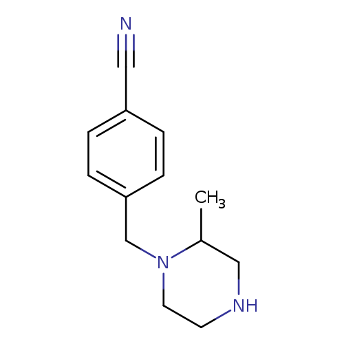 4-[(2-methylpiperazin-1-yl)methyl]benzonitrile