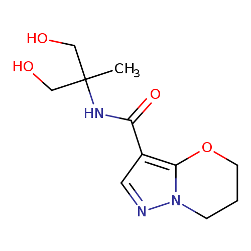 N-(1,3-dihydroxy-2-methylpropan-2-yl)-5H,6H,7H-pyrazolo[3,2-b][1,3]oxazine-3-carboxamide