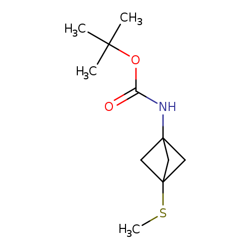 tert-butyl N-(3-methylsulfanyl-1-bicyclo[1.1.1]pentanyl)carbamate