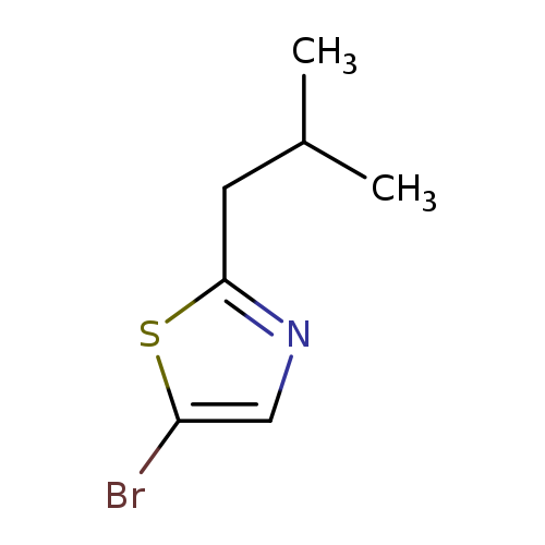 5-bromo-2-(2-methylpropyl)-1,3-thiazole