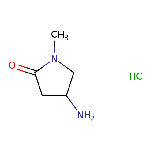2-Pyrrolidinone, 4-amino-1-methyl-, hydrochloride (1:1)