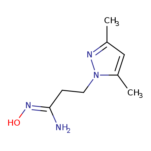 3-(3,5-Dimethyl-1H-pyrazol-1-yl)-N'-hydroxypropanimidamide