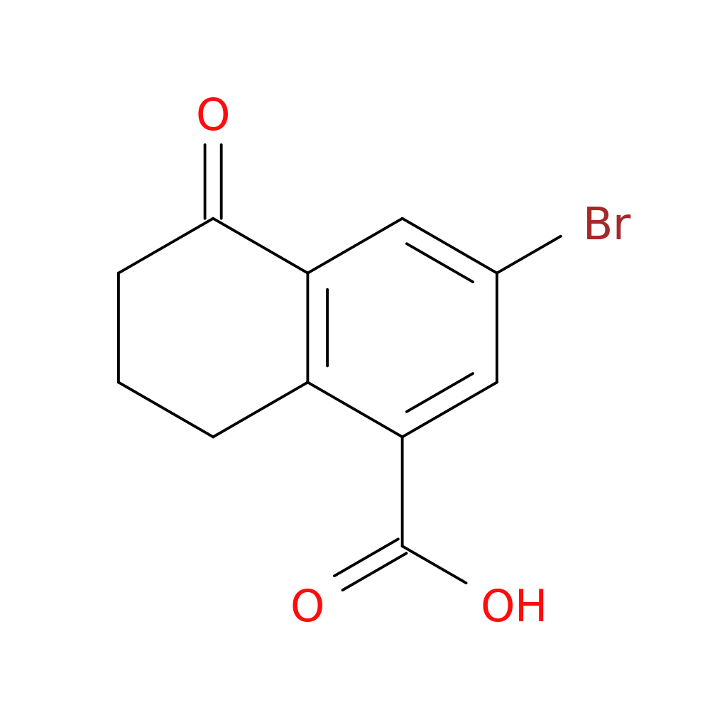 3-Bromo-5-oxo-5,6,7,8-tetrahydronaphthalene-1-carboxylic acid