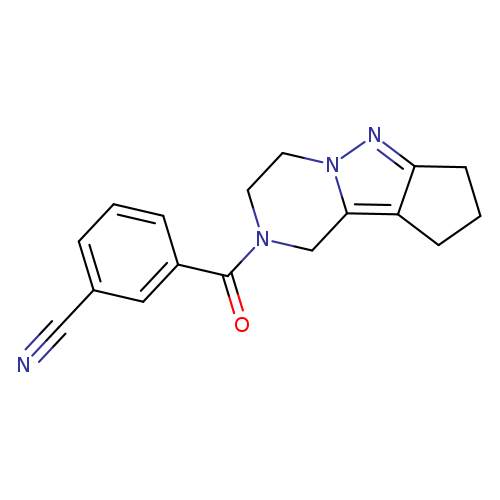 3-{7,8,11-triazatricyclo[6.4.0.0^{2,6}]dodeca-1,6-diene-11-carbonyl}benzonitrile