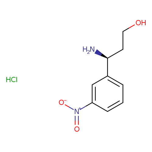 (3S)-3-amino-3-(3-nitrophenyl)propan-1-olhydrochloride