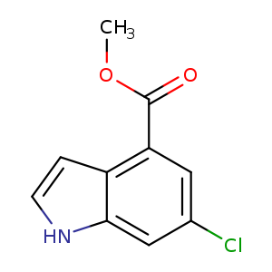 1H-Indole-4-carboxylic acid, 6-chloro-, Methyl ester