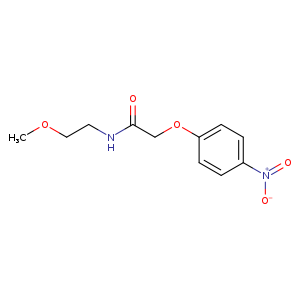 N-(2-methoxyethyl)-2-(4-nitrophenoxy)acetamide