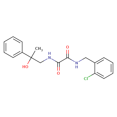 N-[(2-chlorophenyl)methyl]-N'-(2-hydroxy-2-phenylpropyl)ethanediamide