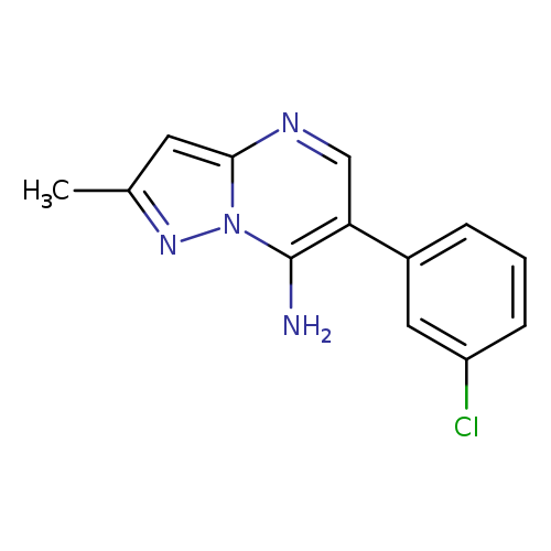6-(3-Chlorophenyl)-2-methylpyrazolo[1,5-a]pyrimidin-7-amine
