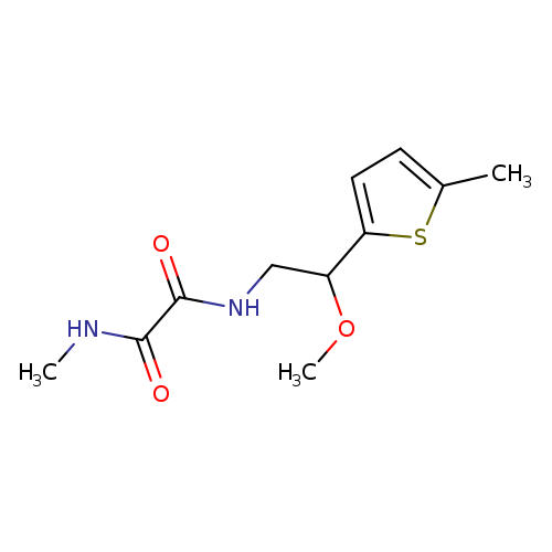 N'-[2-methoxy-2-(5-methylthiophen-2-yl)ethyl]-N-methylethanediamide