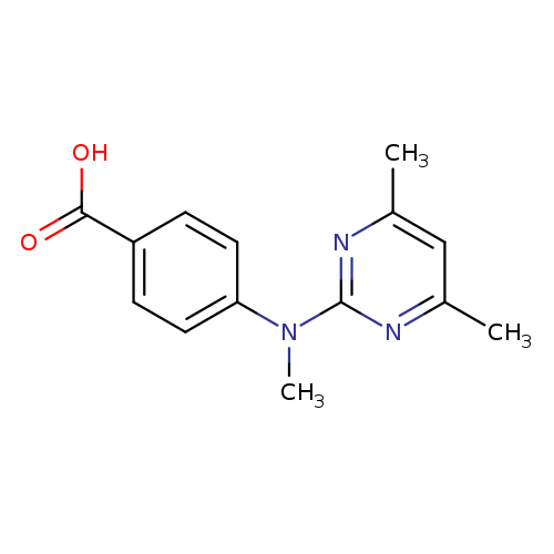 4-((4,6-Dimethylpyrimidin-2-yl)(methyl)amino)benzoic acid