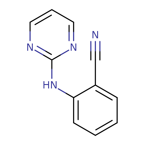 2-[(pyrimidin-2-yl)amino]benzonitrile