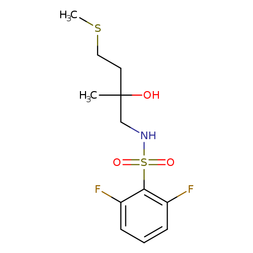 2-[(2,6-difluorobenzenesulfonamido)methyl]-4-(methylsulfanyl)butan-2-ol