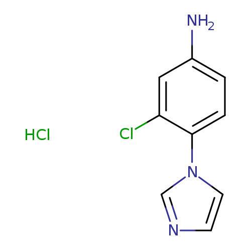 3-chloro-4-(1H-imidazol-1-yl)aniline hydrochloride