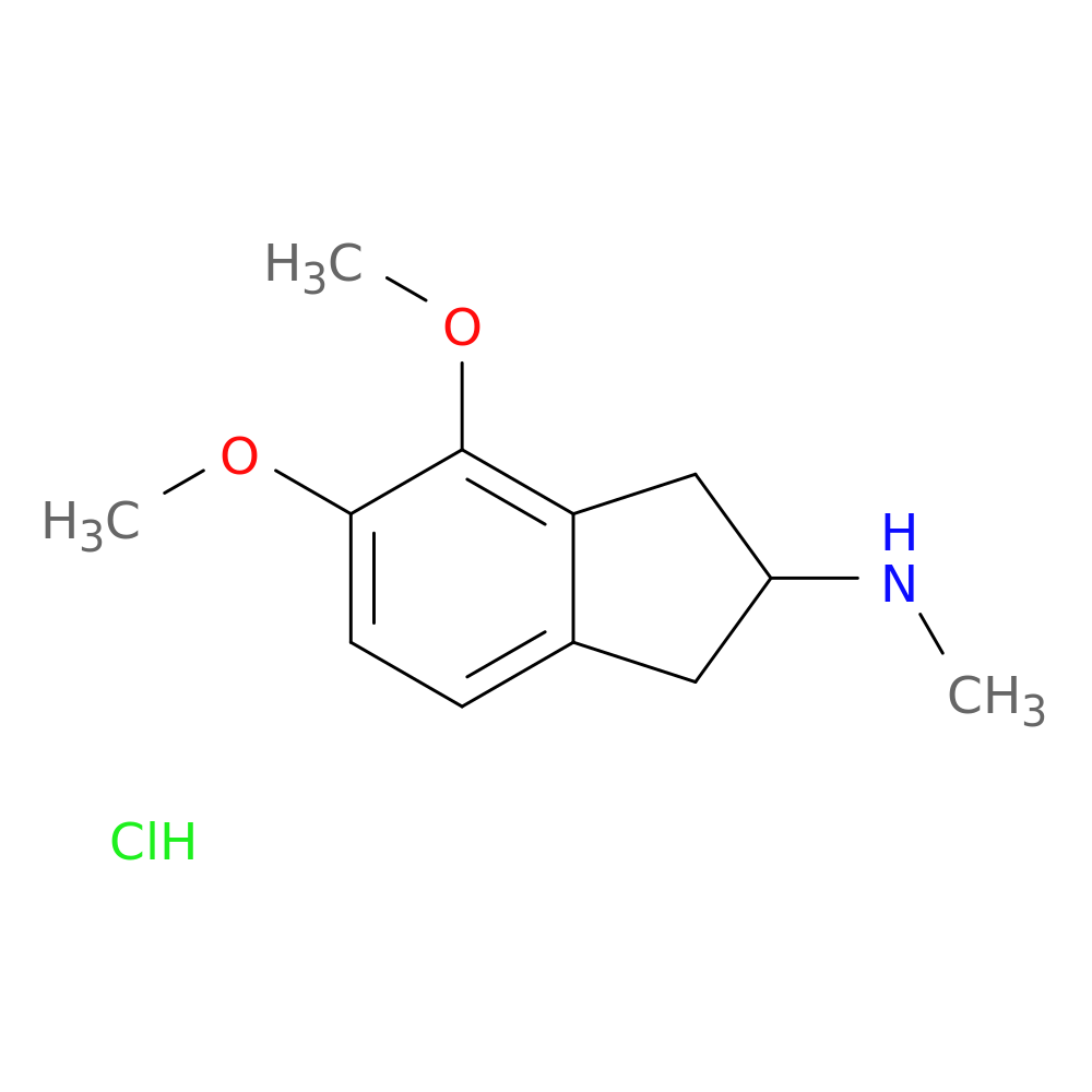 4,5-dimethoxy-N-methyl-2,3-dihydro-1H-inden-2-amine hydrochloride