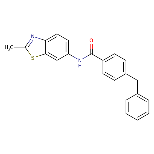 4-benzyl-N-(2-methyl-1,3-benzothiazol-6-yl)benzamide