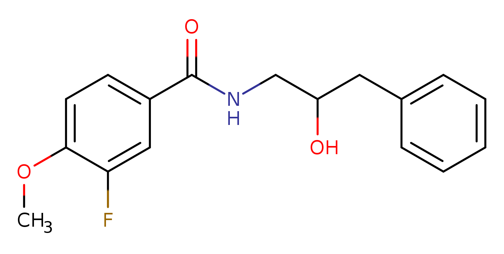 3-fluoro-N-(2-hydroxy-3-phenylpropyl)-4-methoxybenzamide