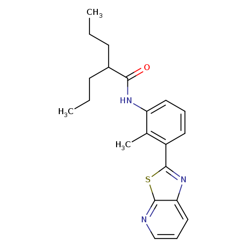 N-(2-methyl-3-{[1,3]thiazolo[5,4-b]pyridin-2-yl}phenyl)-2-propylpentanamide