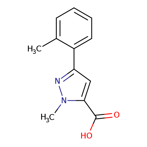 1-METHYL-3-(2-METHYLPHENYL)-1(H)-PYRAZOLE-5-CARBOXYLIC ACID