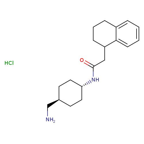 rac-N-[(1r,4r)-4-(aminomethyl)cyclohexyl]-2-(1,2,3,4-tetrahydronaphthalen-1-yl)acetamide hydrochloride, trans