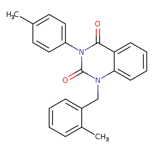 3-(4-methylphenyl)-1-[(2-methylphenyl)methyl]-1,2,3,4-tetrahydroquinazoline-2,4-dione