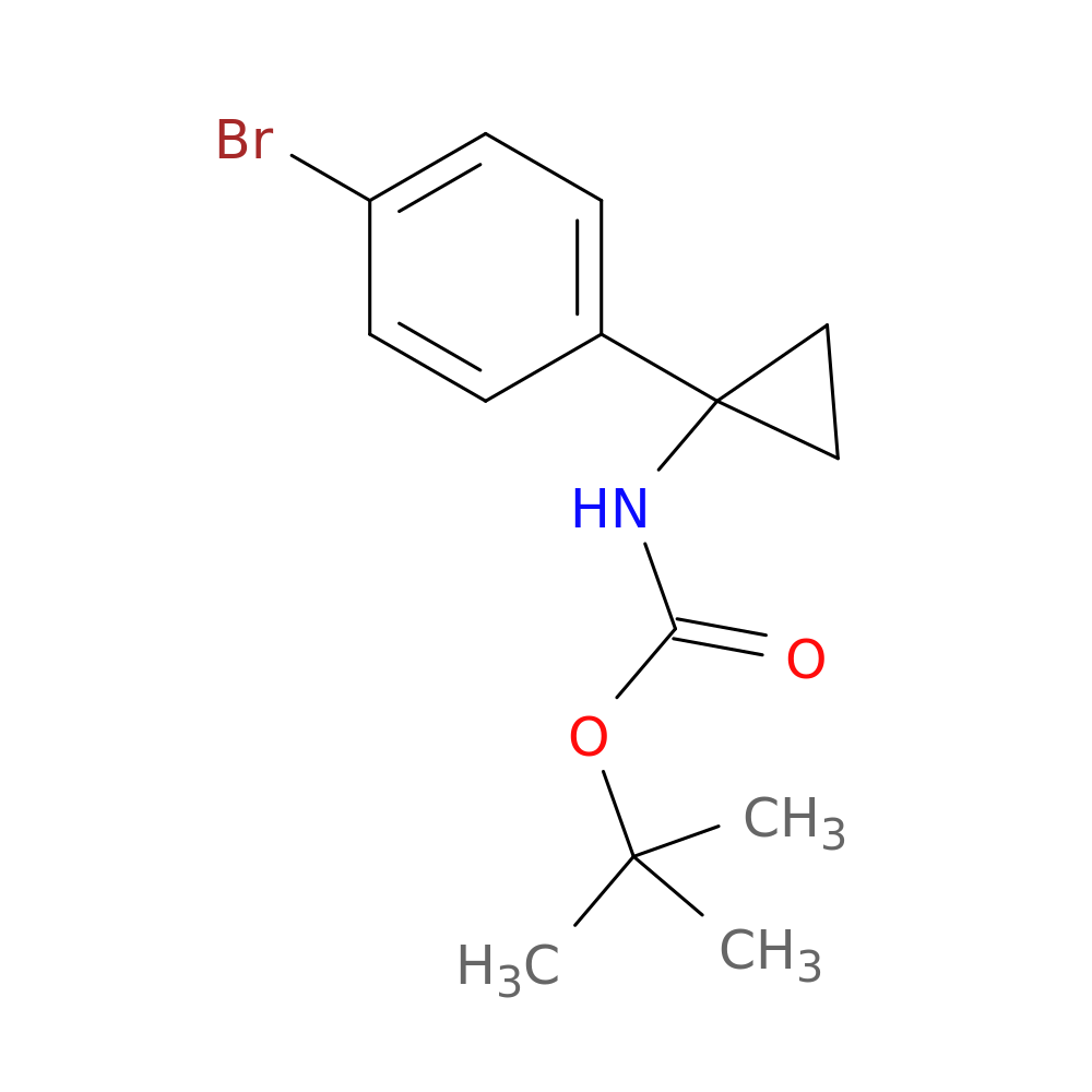 tert-Butyl (1-(4-bromophenyl)cyclopropyl)carbamate