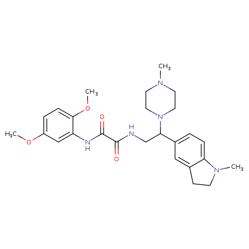 N'-(2,5-dimethoxyphenyl)-N-[2-(1-methyl-2,3-dihydro-1H-indol-5-yl)-2-(4-methylpiperazin-1-yl)ethyl]ethanediamide