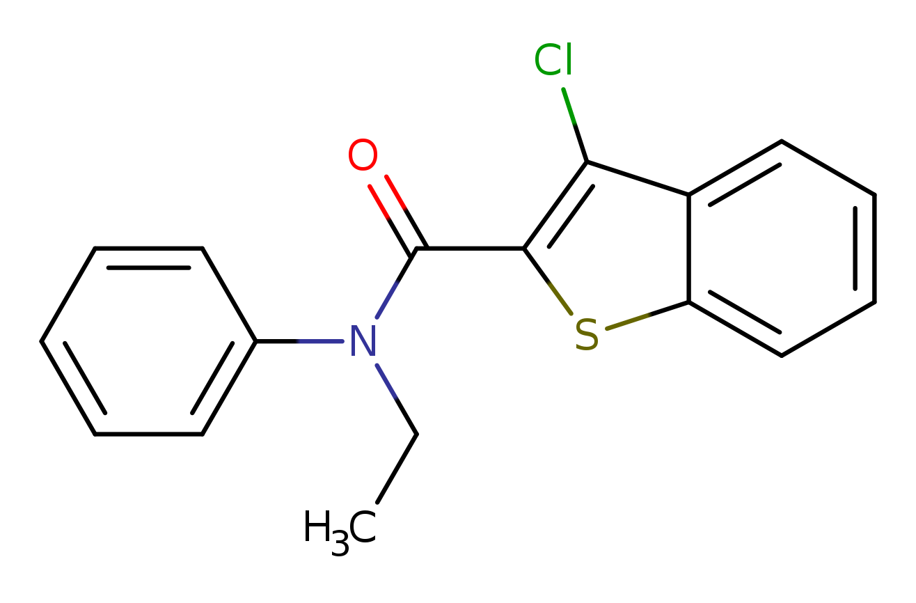 Benzo[b]thiophene-2-carboxamide, 3-chloro-N-ethyl-N-phenyl-