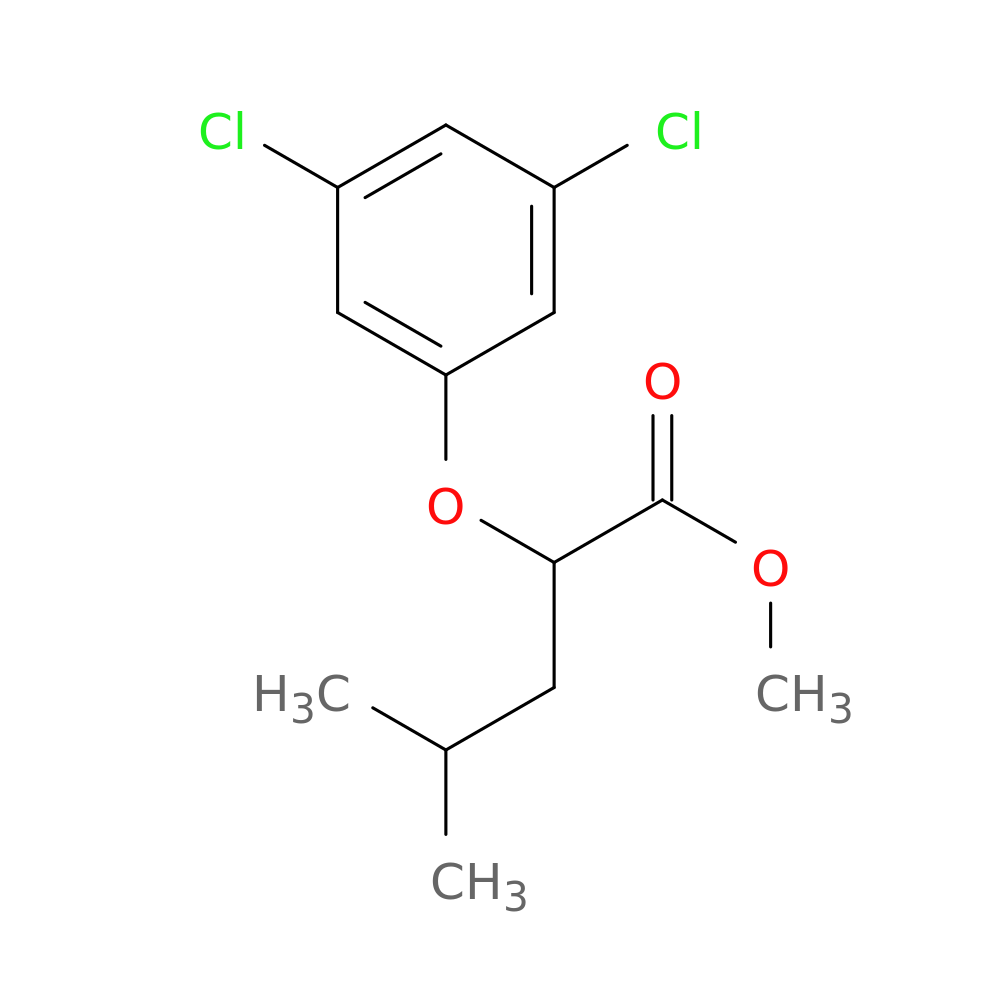 Methyl 2-(3,5-dichlorophenoxy)-4-methylpentanoate