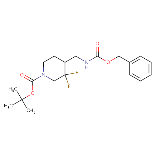 tert-butyl 4-({[(benzyloxy)carbonyl]amino}methyl)-3,3-difluoropiperidine-1-carboxylate