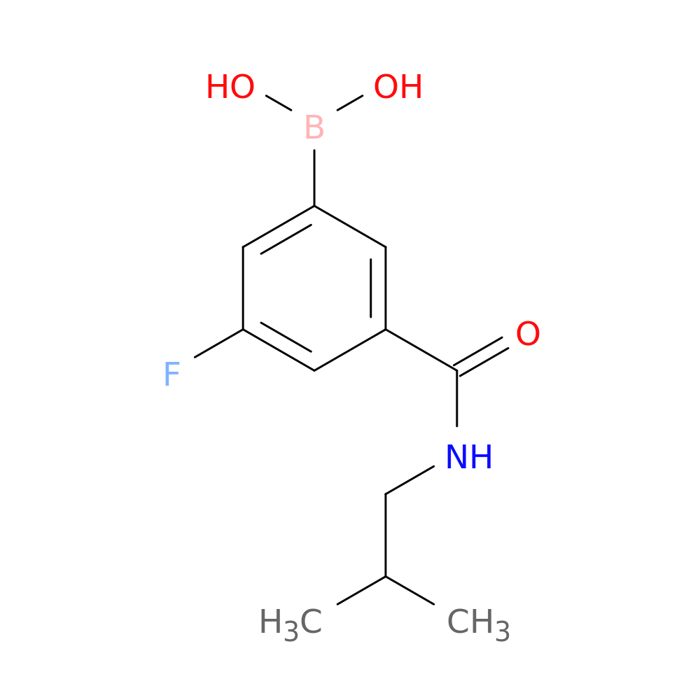 (3-Fluoro-5-(isobutylcarbamoyl)phenyl)boronic acid