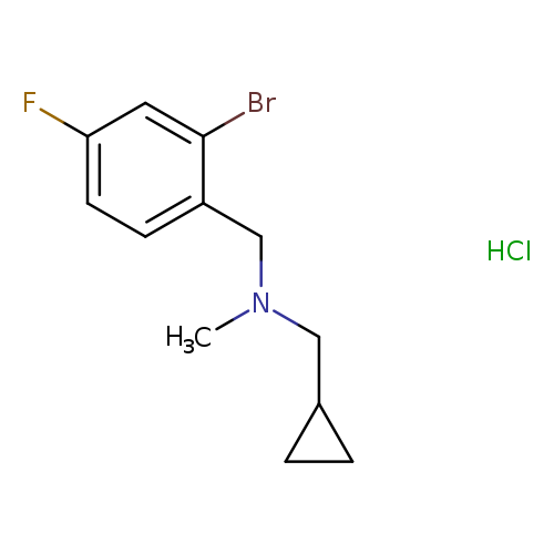 N-(2-bromo-4-fluorobenzyl)-1-cyclopropyl-N-methylmethanamine hydrochloride