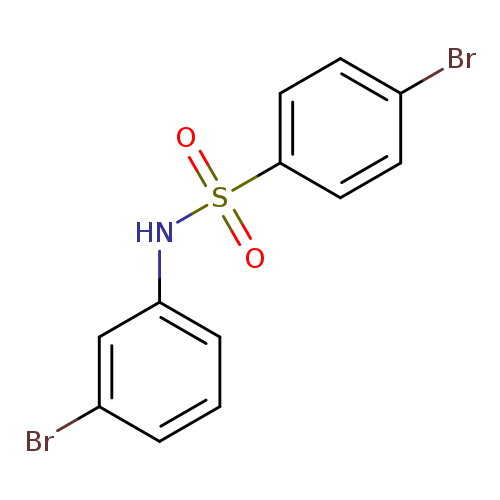 4-bromo-N-(3-bromophenyl)benzenesulfonamide
