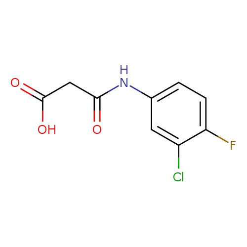 3-[(3-CHLORO-4-FLUOROPHENYL)AMINO]-3-OXOPROPANOIC ACID