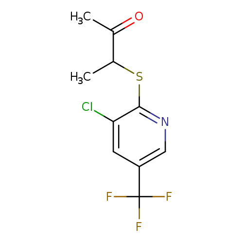 3-{[3-chloro-5-(trifluoromethyl)pyridin-2-yl]sulfanyl}butan-2-one