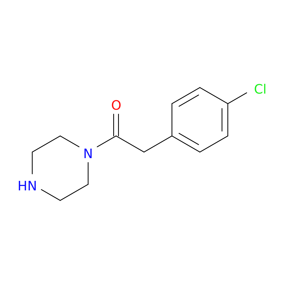 2-(4-chlorophenyl)-1-(piperazin-1-yl)ethan-1-one