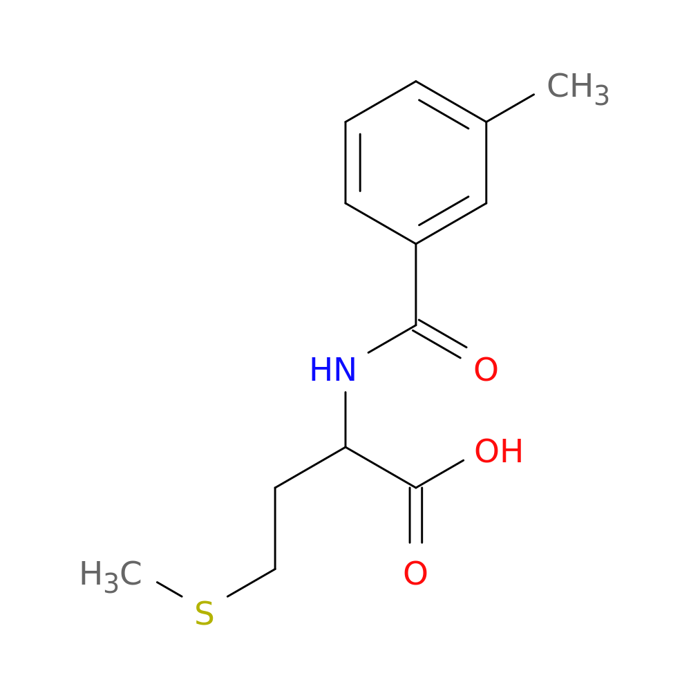 2-[(3-methylphenyl)formamido]-4-(methylsulfanyl)butanoic acid