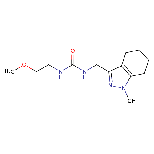 3-(2-methoxyethyl)-1-[(1-methyl-4,5,6,7-tetrahydro-1H-indazol-3-yl)methyl]urea