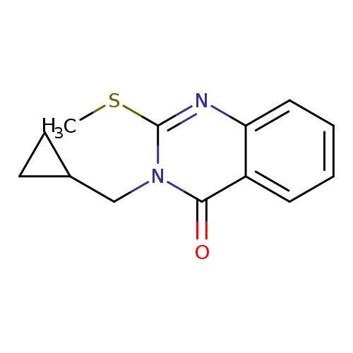 3-(cyclopropylmethyl)-2-(methylsulfanyl)-3,4-dihydroquinazolin-4-one