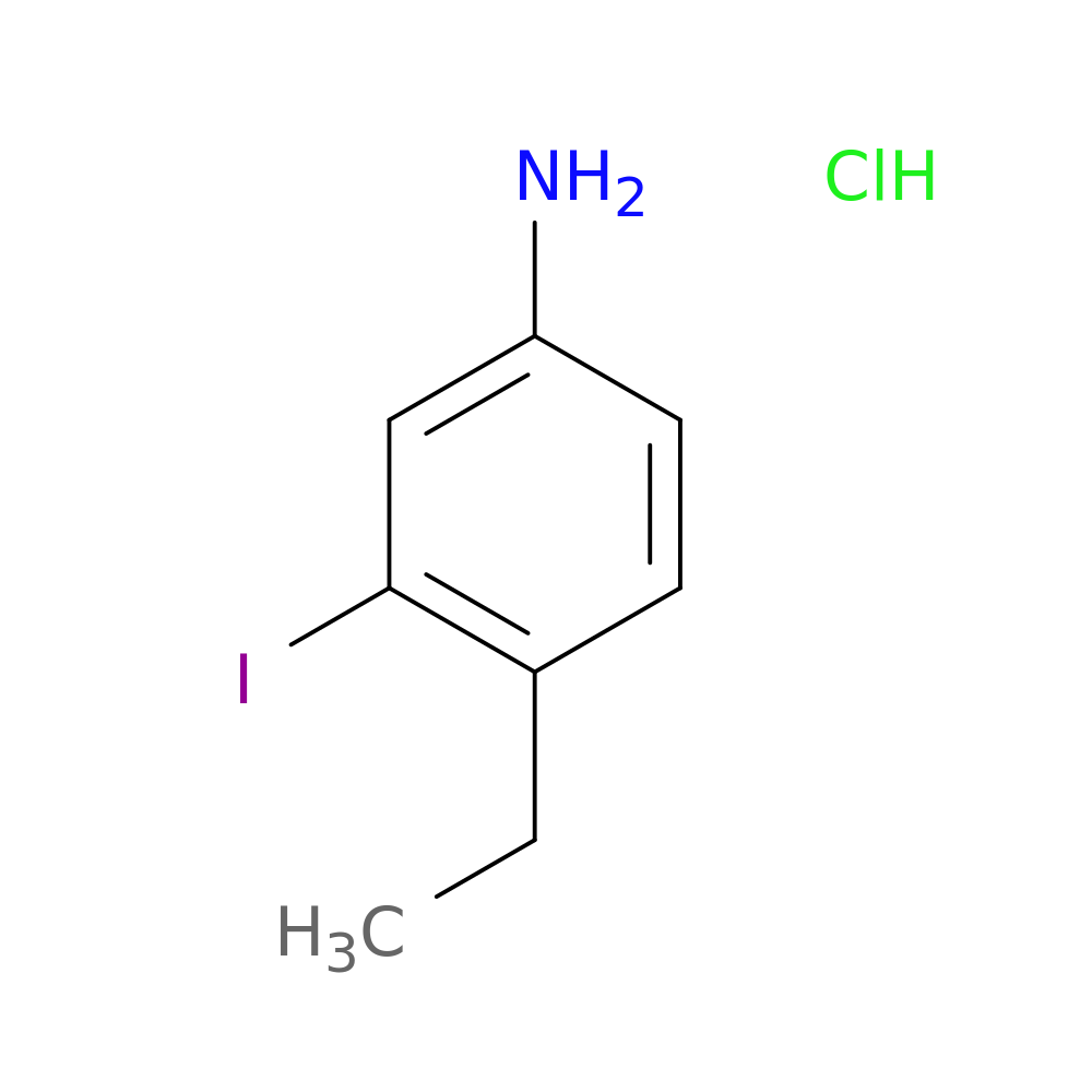 4-ethyl-3-iodoaniline hydrochloride