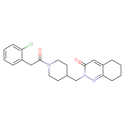 2-({1-[2-(2-chlorophenyl)acetyl]piperidin-4-yl}methyl)-2,3,5,6,7,8-hexahydrocinnolin-3-one