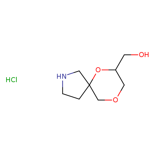 {6,9-dioxa-2-azaspiro[4.5]decan-7-yl}methanolhydrochloride