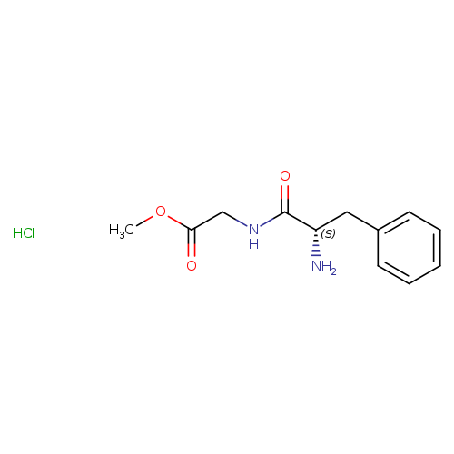 methyl 2-[(2S)-2-amino-3-phenylpropanamido]acetate hydrochloride
