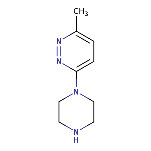 Pyridazine, 3-methyl-6-(1-piperazinyl)- (9CI)
