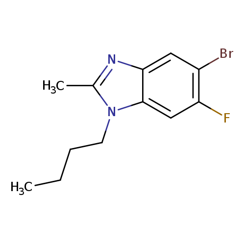 5-Bromo-1-butyl-6-fluoro-2-methyl-1,3-benzodiazole
