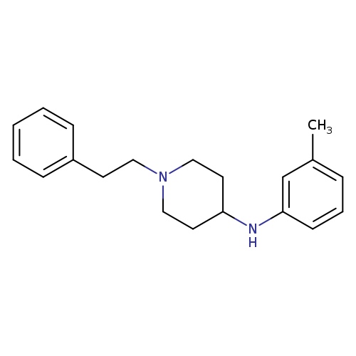 N-(3-methylphenyl)-1-(2-phenylethyl)-4-piperidinamine