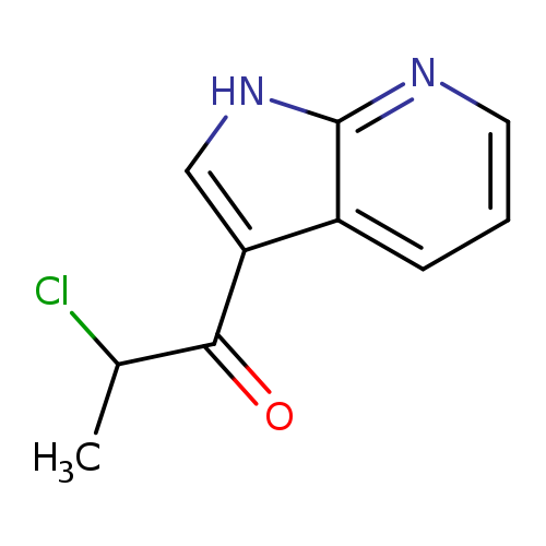 2-chloro-1-{1H-pyrrolo[2,3-b]pyridin-3-yl}propan-1-one