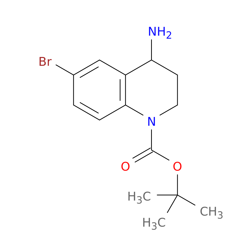 tert-butyl 4-amino-6-bromo-1,2,3,4-tetrahydroquinoline-1-carboxylate